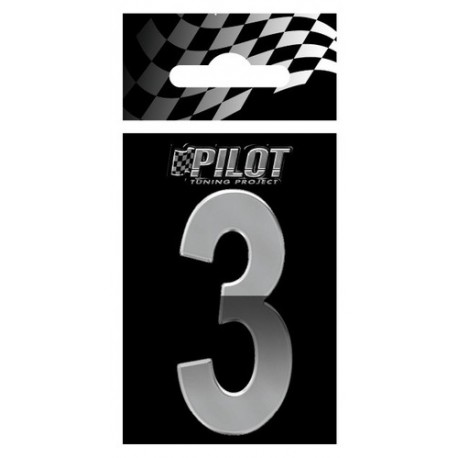 Scritta 3D 70 mm lettera 3