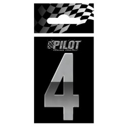 Scritta 3D 70 mm lettera 4