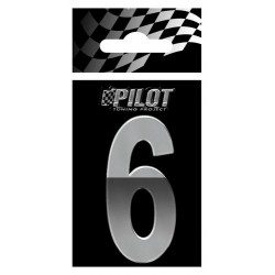 Scritta 3D 70 mm lettera 6