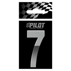 Scritta 3D 70 mm lettera 7