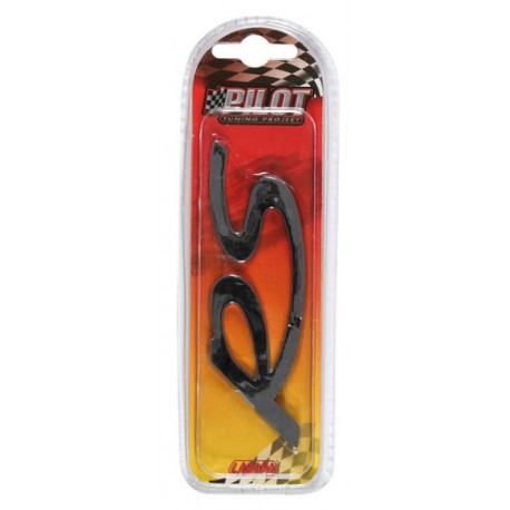 Emblema 3D cromato RS