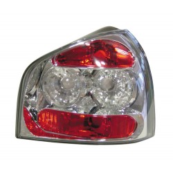 Coppia fanali posteriori Angel Eyes cromo