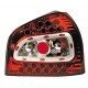 Coppia fanali posteriori a led Angel Eyes rosso