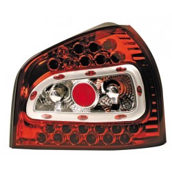 Coppia fanali posteriori a led Angel Eyes rosso
