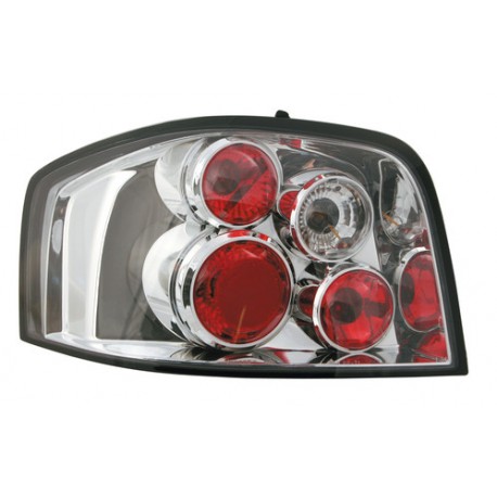 Coppia fanali posteriori Angel Eyes cromo