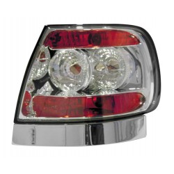 Coppia fanali posteriori Angel Eyes cromo