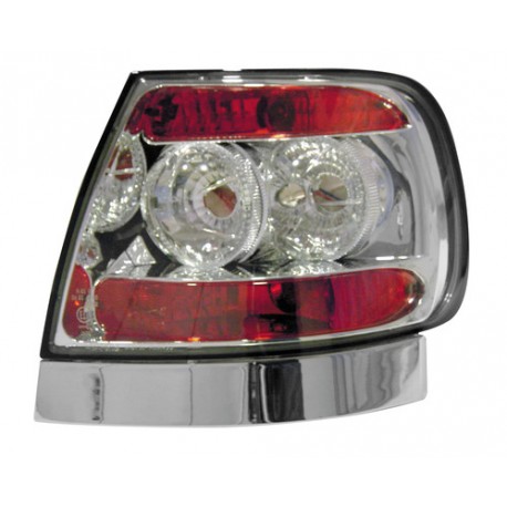 Coppia fanali posteriori Angel Eyes cromo