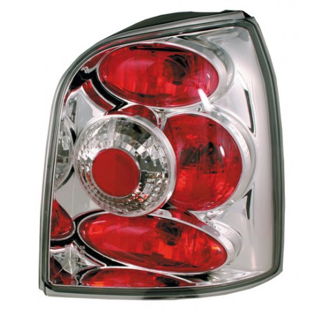 Coppia fanali posteriori Angel Eyes cromo