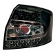 Coppia fanali posteriori a led Angel Eyes nero