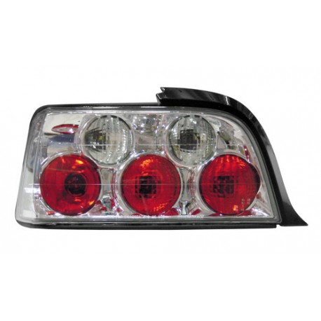 Coppia fanali posteriori Angel Eyes cromo