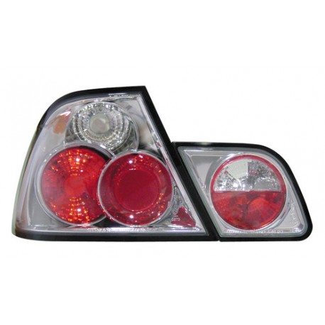 Coppia fanali posteriori Angel Eyes cromo