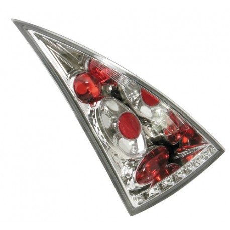 Coppia fanali posteriori Angel Eyes cromo