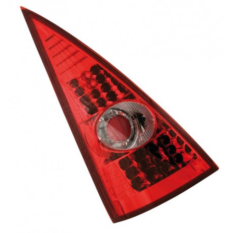 Coppia fanali posteriori a led Angel Eyes rosso