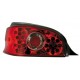 Coppia fanali posteriori a led Angel Eyes rosso