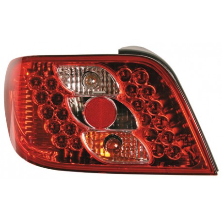Coppia fanali posteriori a led Angel Eyes rosso