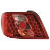Coppia fanali posteriori a led Angel Eyes rosso