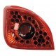 Coppia fanali posteriori a led Angel Eyes rosso