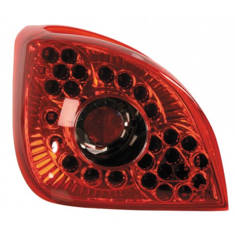 Coppia fanali posteriori a led Angel Eyes rosso