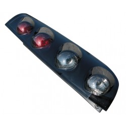 Coppia fanali posteriori Angel Eyes nero