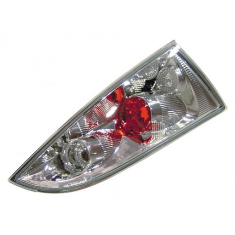 Coppia fanali posteriori Angel Eyes cromo