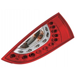 Coppia fanali posteriori a led Angel Eyes rosso