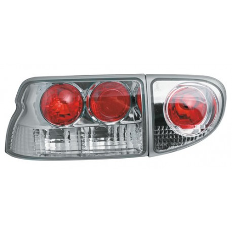 Coppia fanali posteriori Angel Eyes cromo