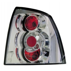 Coppia fanali posteriori Angel Eyes cromo