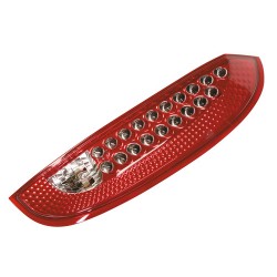 Coppia fanali posteriori a led Angel Eyes rosso