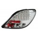 Coppia fanali posteriori a led Angel Eyes cromo