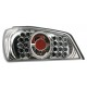 Coppia fanali posteriori a led Angel Eyes cromo