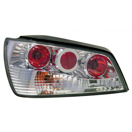 Coppia fanali posteriori Angel Eyes cromo