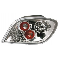 Coppia fanali posteriori a led Angel Eyes cromo