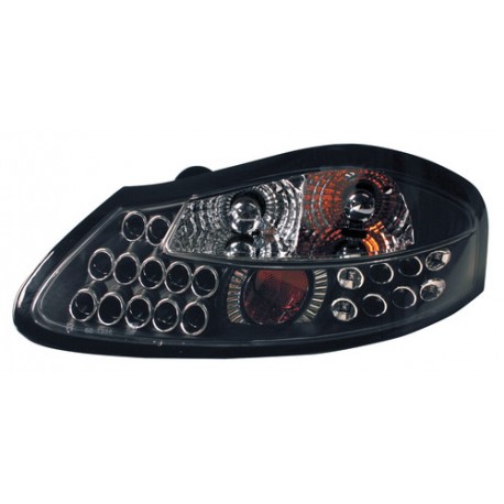 Coppia fanali posteriori a led Angel Eyes nero