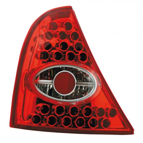 Coppia fanali posteriori a led Angel Eyes rosso