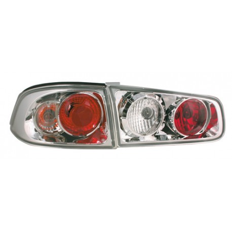 Coppia fanali posteriori Angel Eyes cromo