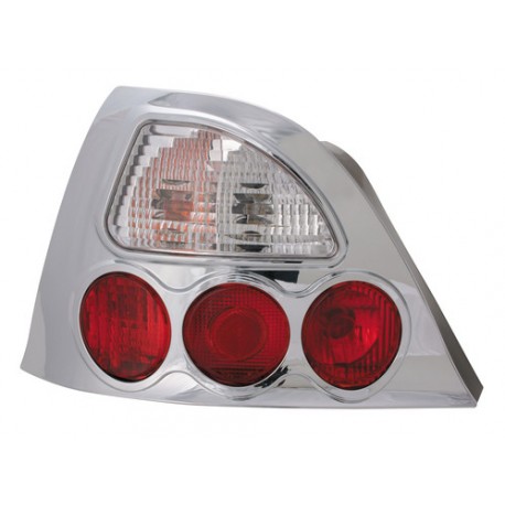 Coppia fanali posteriori Angel Eyes cromo