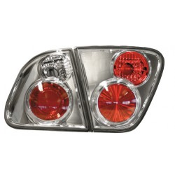 Coppia fanali posteriori Angel Eyes cromo