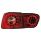 Coppia fanali posteriori a led Angel Eyes rosso