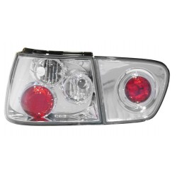 Coppia fanali posteriori Angel Eyes cromo