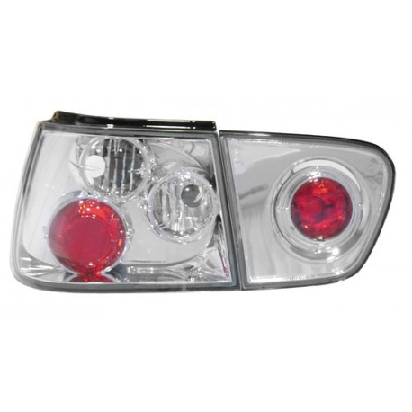 Coppia fanali posteriori Angel Eyes cromo