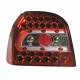 Coppia fanali posteriori a led Angel Eyes rosso