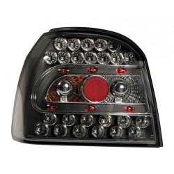 Coppia fanali posteriori a led Angel Eyes nero