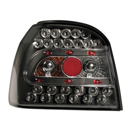 Coppia fanali posteriori a led Angel Eyes nero