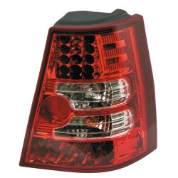 Coppia fanali posteriori a led Angel Eyes rosso