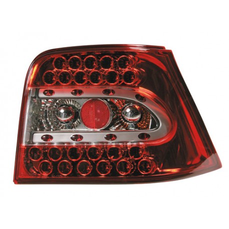 Coppia fanali posteriori a led Angel Eyes rosso