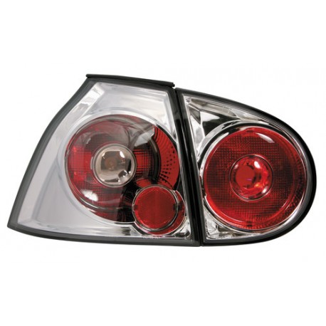 Coppia fanali posteriori Angel Eyes cromo