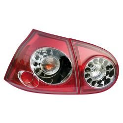 Coppia fanali posteriori a led Angel Eyes rosso