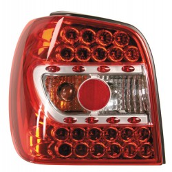 Coppia fanali posteriori a led Angel Eyes rosso