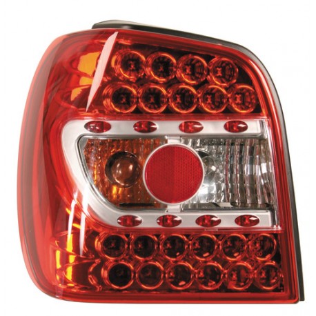 Coppia fanali posteriori a led Angel Eyes rosso