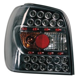 Coppia fanali posteriori a led Angel Eyes nero